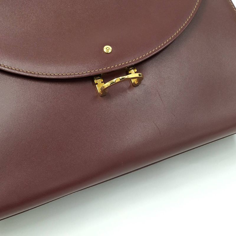 Cartier Handbag Must Line Leather Bordeaux