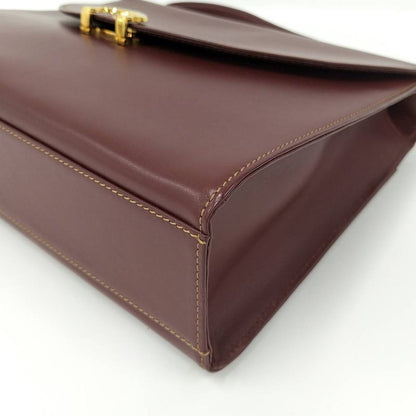 Cartier Handbag Must Line Leather Bordeaux