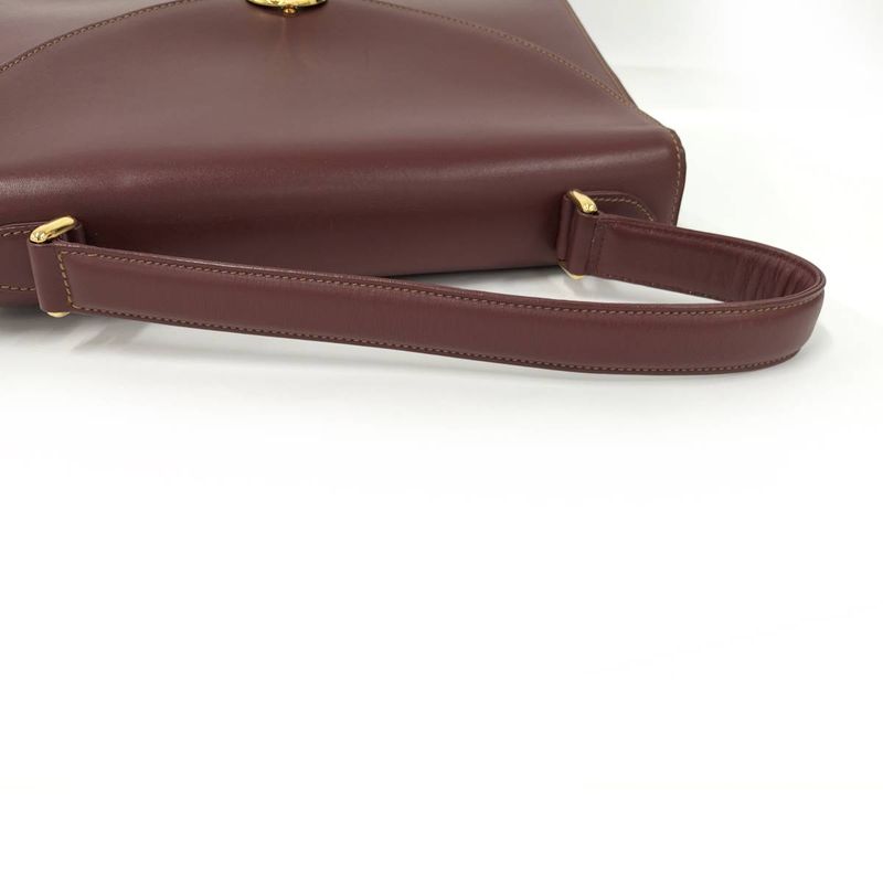 Cartier Handbag Must Line Leather Bordeaux