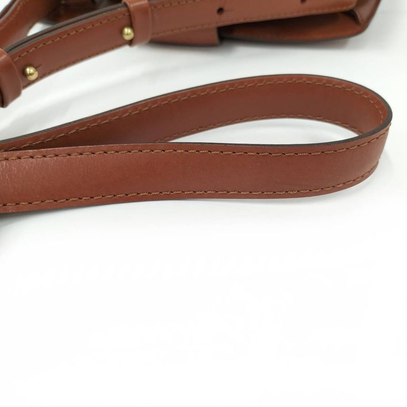 Louis Vuitton Cluny Shoulder Bag Epi Brown M52253