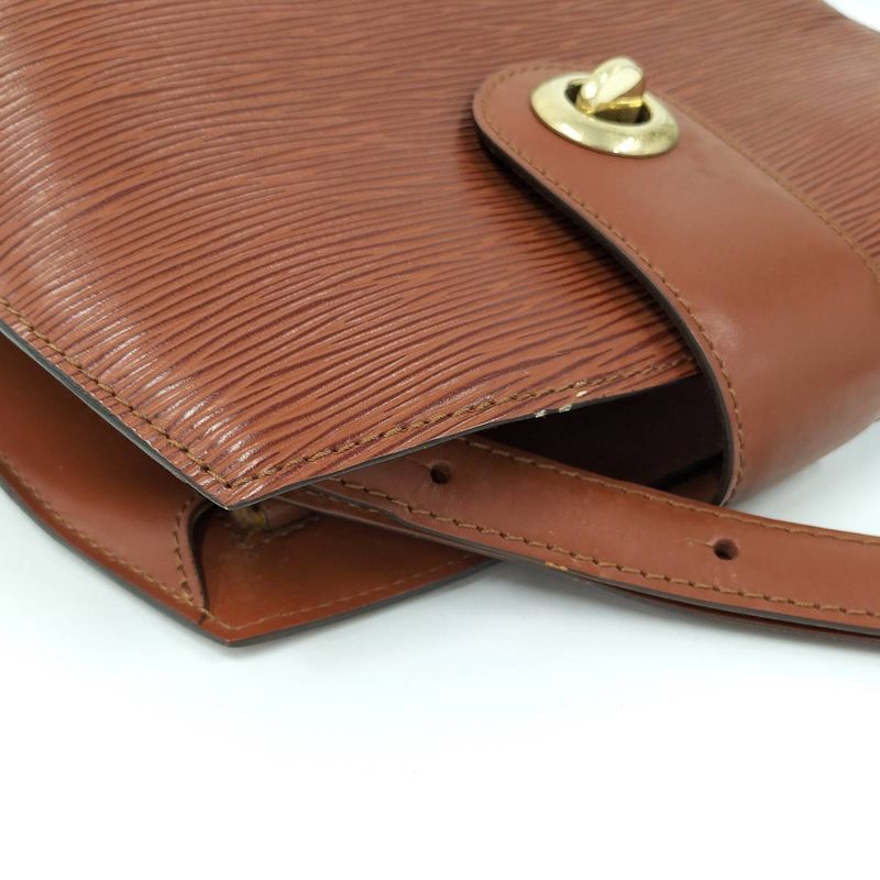 Louis Vuitton Cluny Shoulder Bag Epi Brown M52253