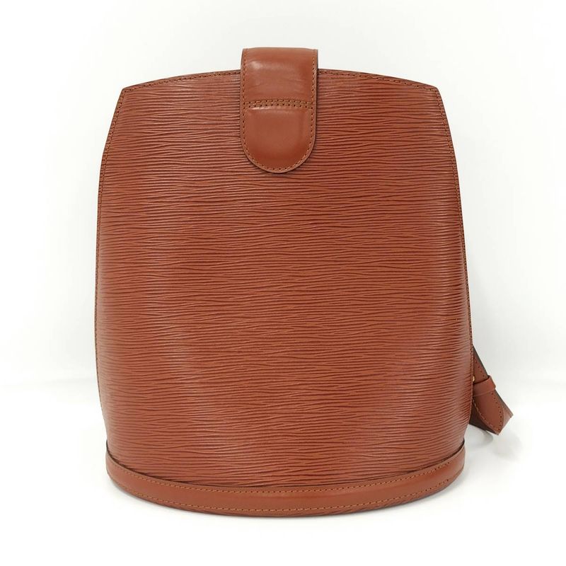 Louis Vuitton Cluny Shoulder Bag Epi Brown M52253