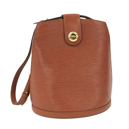 Louis Vuitton Cluny Shoulder Bag Epi Brown M52253