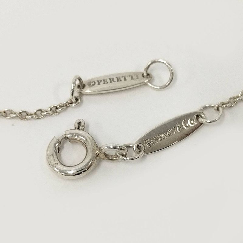 Tiffany & Co Necklace By-the-yard Elsa Peretti Rhinestone Sv925 Silver