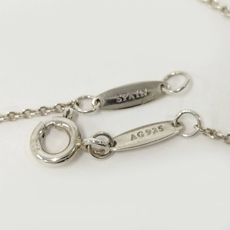 Tiffany & Co Necklace By-the-yard Elsa Peretti Rhinestone Sv925 Silver