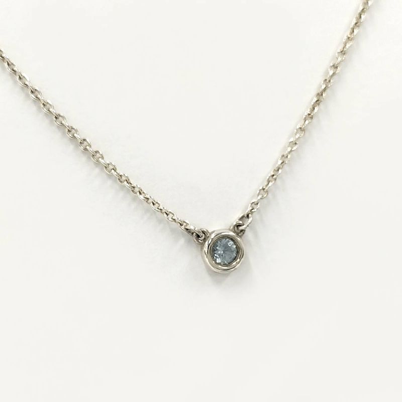 Tiffany & Co Necklace By-the-yard Elsa Peretti Rhinestone Sv925 Silver