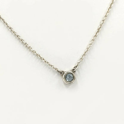 Tiffany & Co Necklace By-the-yard Elsa Peretti Rhinestone Sv925 Silver