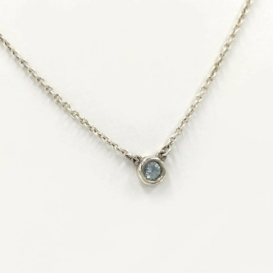 Tiffany & Co Necklace By-the-yard Elsa Peretti Rhinestone Sv925 Silver