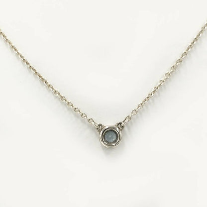 Tiffany & Co Necklace By-the-yard Elsa Peretti Rhinestone Sv925 Silver