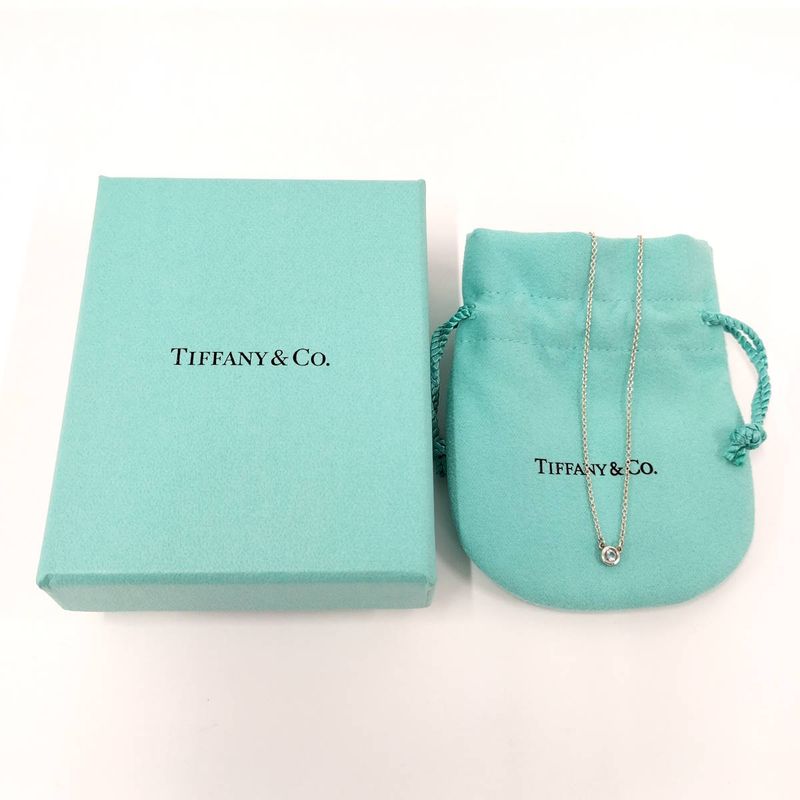 Tiffany & Co Necklace By-the-yard Elsa Peretti Rhinestone Sv925 Silver