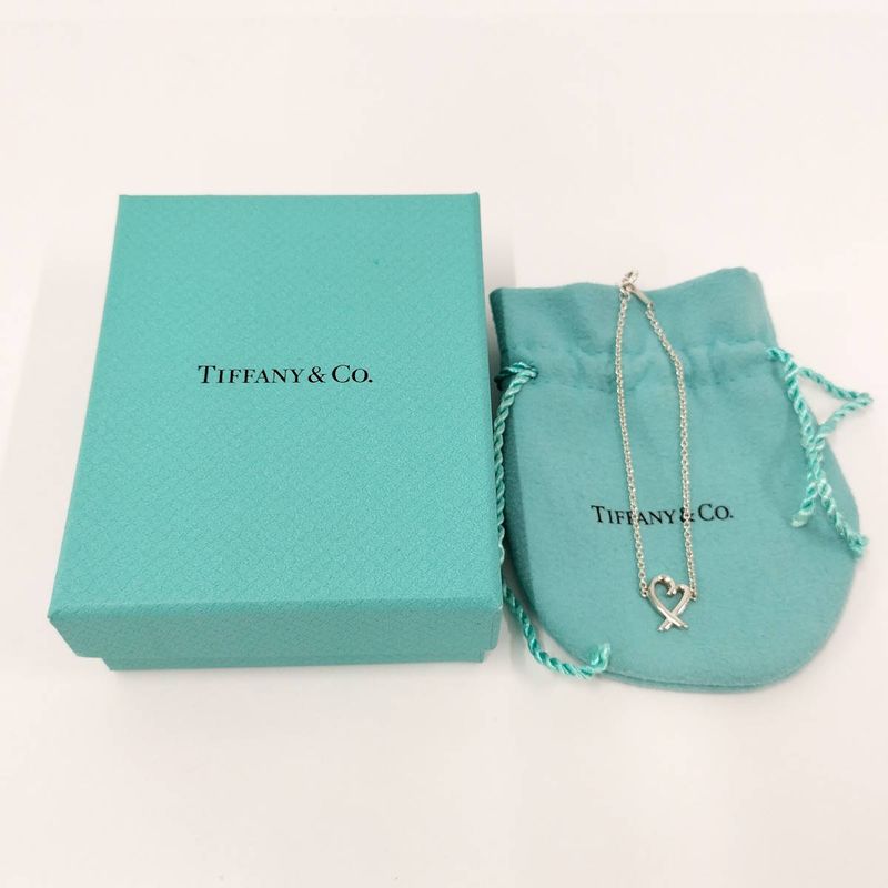 Tiffany & Co Bracelet With A Rubbing Heart Paloma Picasso Sv925 Silver