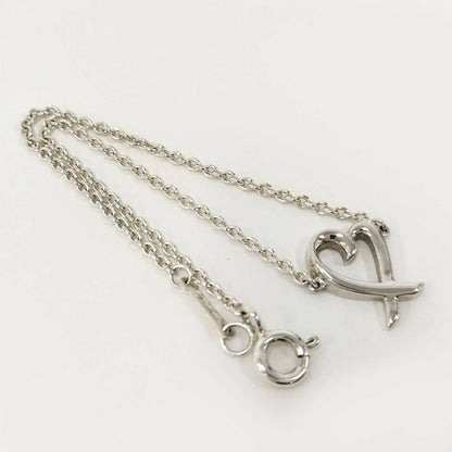 Tiffany & Co Bracelet With A Rubbing Heart Paloma Picasso Sv925 Silver