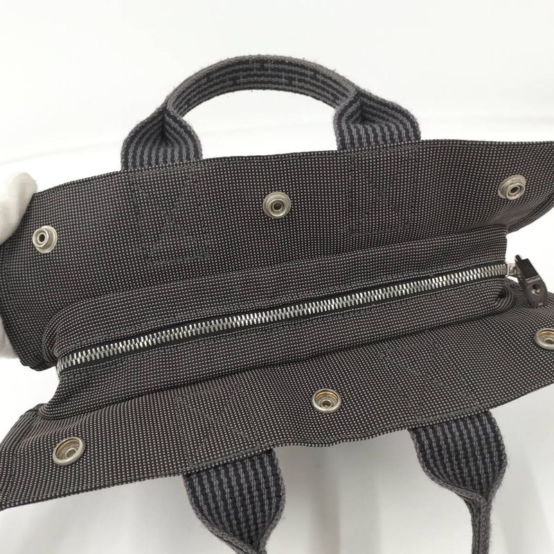 Hermes Her Line Tote PM Tote Bag Canvas Gray