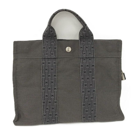 Hermes Her Line Tote PM Tote Bag Canvas Gray