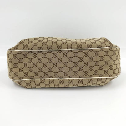 Gucci Shoulder Bag GG Canvas Brown 233604