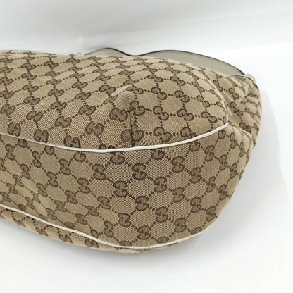 Gucci Shoulder Bag GG Canvas Brown 233604