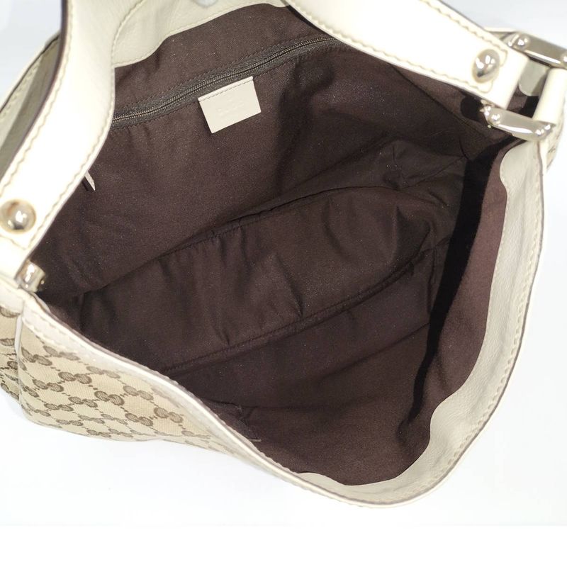 Gucci Shoulder Bag GG Canvas Brown 233604