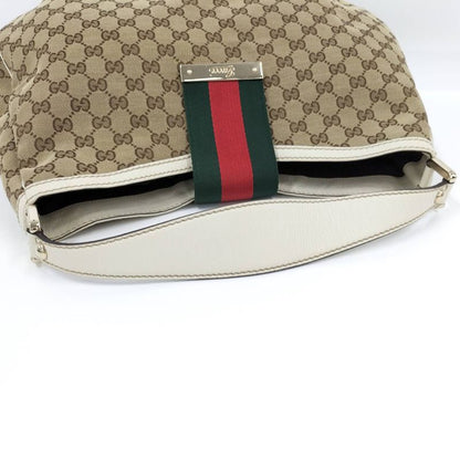 Gucci Shoulder Bag GG Canvas Brown 233604