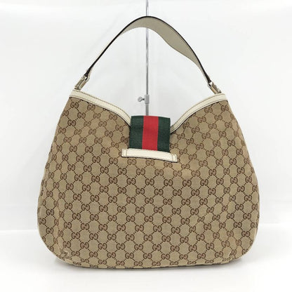 Gucci Shoulder Bag GG Canvas Brown 233604