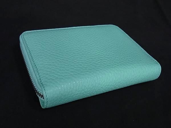Tiffany & Co Tiffany & Co Leather Round Zipper Wallet Card Holder
