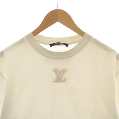 Louis Vuitton T-shirt Cut And Sewn Short Sleeves Embossed LV Logo S White