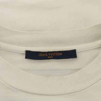 Louis Vuitton T-shirt Cut And Sewn Short Sleeves Embossed LV Logo S White
