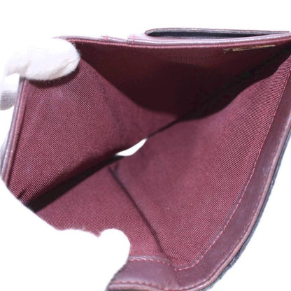 Chanel Matelasse Coco Mark Bifold Wallet Leather Quilted Logo 16th Black BB - OH