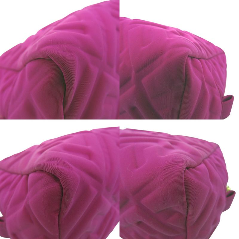 Fendi Beauty Pouch FF Logo Zucca Pattern 8n0171 Polyamide Purple 0677 Fendi