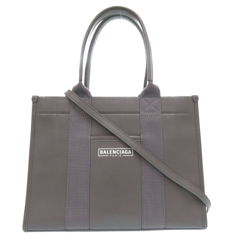 Balenciaga 2way Small Tote Bag Small Tote Bag 671402 Tote Leather Gray 0535