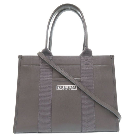 Balenciaga 2way Small Tote Bag Small Tote Bag 671402 Tote Leather Gray 0535