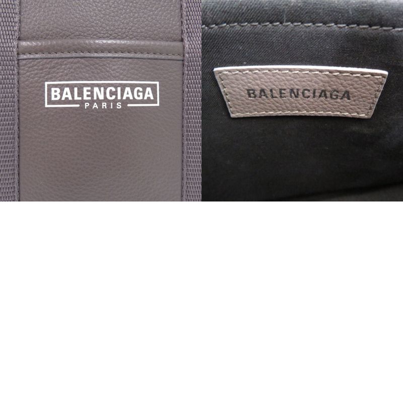 Balenciaga 2way Small Tote Bag Small Tote Bag 671402 Tote Leather Gray 0535