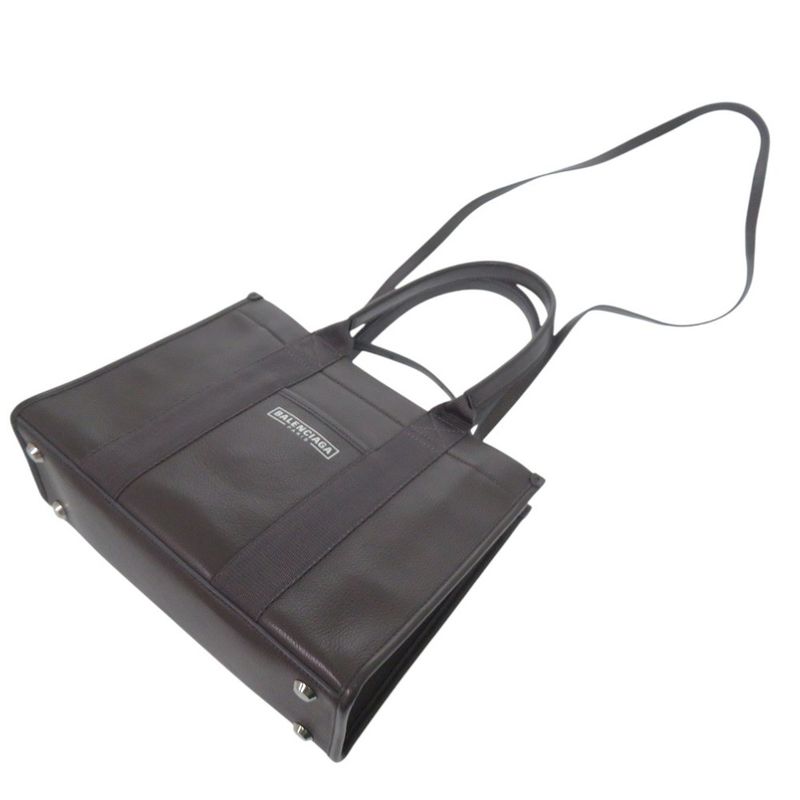 Balenciaga 2way Small Tote Bag Small Tote Bag 671402 Tote Leather Gray 0535