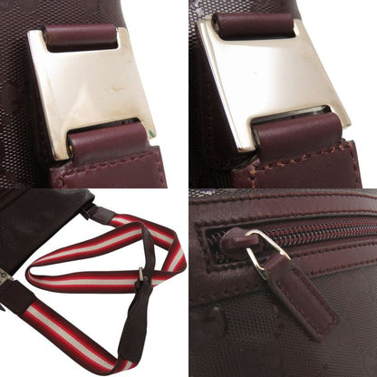 Gucci GG Imprime Shoulder Bag Crossbody Shoulder 336670 PVC Leather Bordeaux