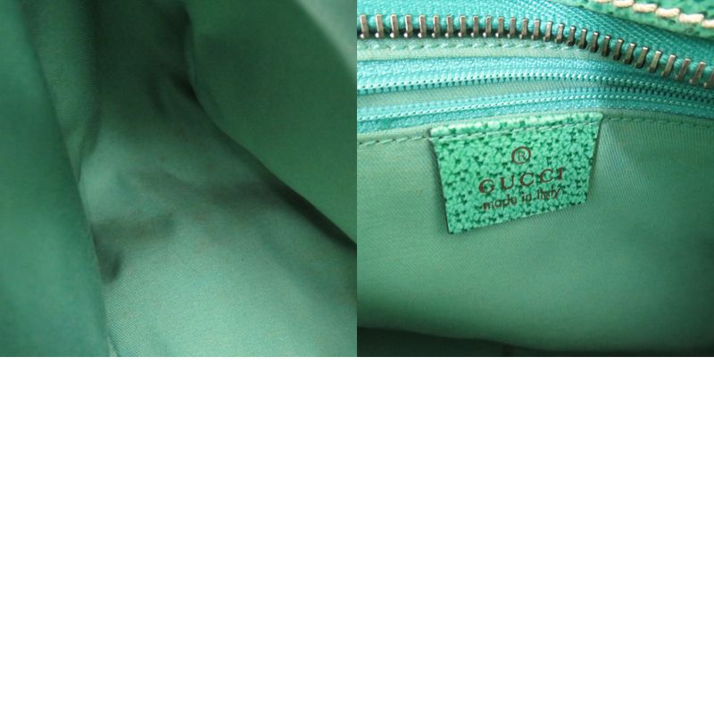 Gucci GG Canvas Handbag 113011 Tote Leather Beige 0600 Gucci