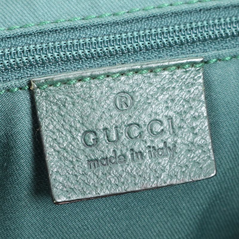 Gucci GG Canvas Sherry Line 145758 Leather Tote Bag Shoulder Hand A4 Ladies RWM