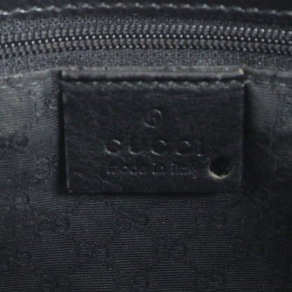 Gucci Sherry Line 002-1135 Leather Tote Bag Shoulder Hand Genuine Leather Black