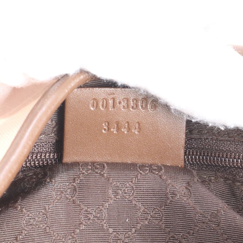 Gucci Jackie Sherry Line 001-3306 Leather Shoulder Bag Shoulder Hand Genuine