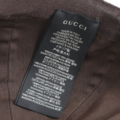 Gucci GG Canvas Sherry Line Cap M Hat 202291 Leather Men Ladies RRM Cz27-8