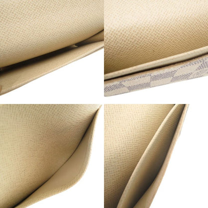 Louis Vuitton Azure Enveloppe Carte De Visite Damier N61746 Card Case White LV