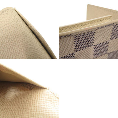 Louis Vuitton Azure Enveloppe Carte De Visite Damier N61746 Card Case White LV