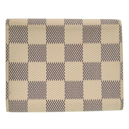 Louis Vuitton Azure Enveloppe Carte De Visite Damier N61746 Card Case White LV