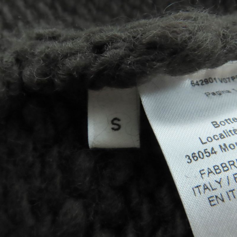 Bottega Veneta 20AW 642901 Gold Chain Sleeveless Knit Dress Dark