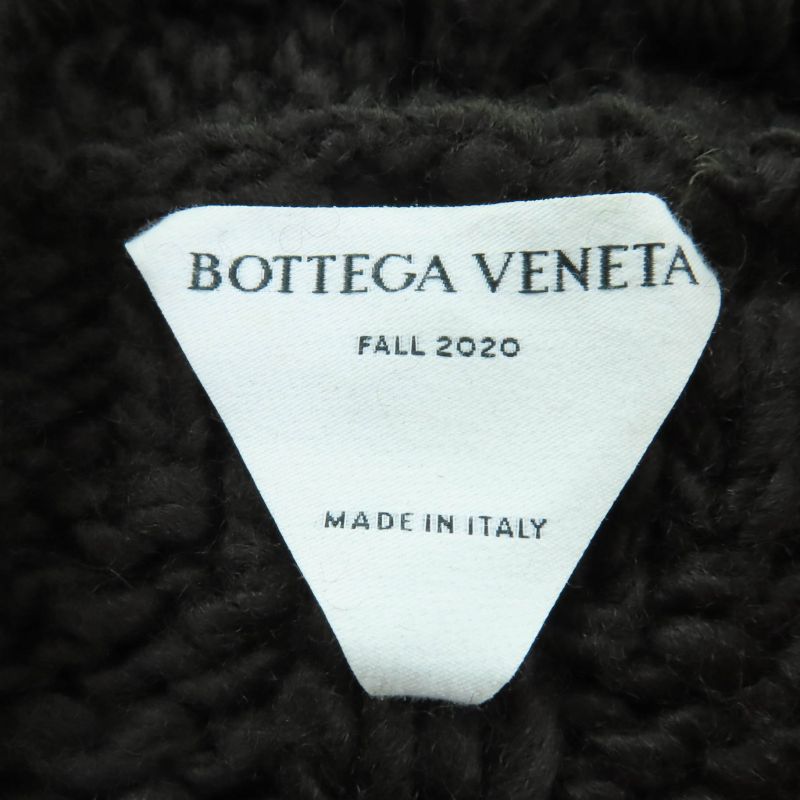 Bottega Veneta 20AW 642901 Gold Chain Sleeveless Knit Dress Dark