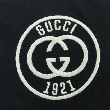 Gucci 756596 Embroidery Cotton Jersey T-shirt 100% Cotton Embroidered Logo