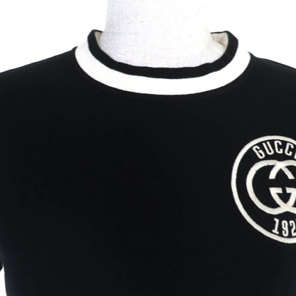 Gucci 756596 Embroidery Cotton Jersey T-shirt 100% Cotton Embroidered Logo
