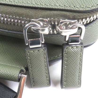 Prada 2vz106 Saffiano Leather Brick Triangle Logo One Shoulder Bag Body Bag