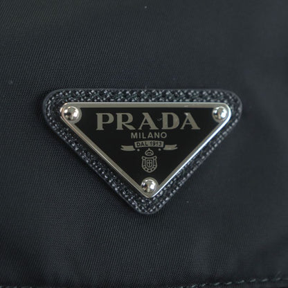 Prada 1bz811 Nylon Leather Re-nylon Triangle Logo Triangle Plate Backpack