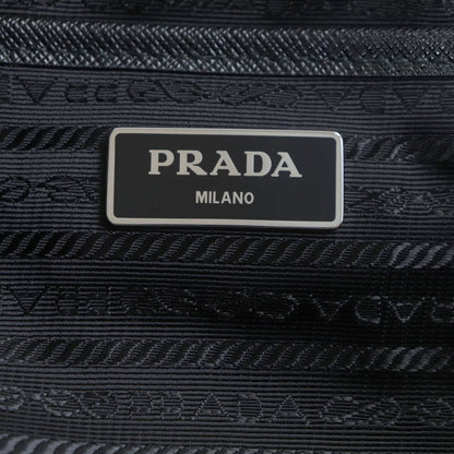 Prada 1bz811 Nylon Leather Re-nylon Triangle Logo Triangle Plate Backpack