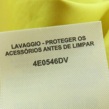 Hermes 4e0546dv 100% Cotton Long Length Shirt Dress Yellow 40 With Hanger Made