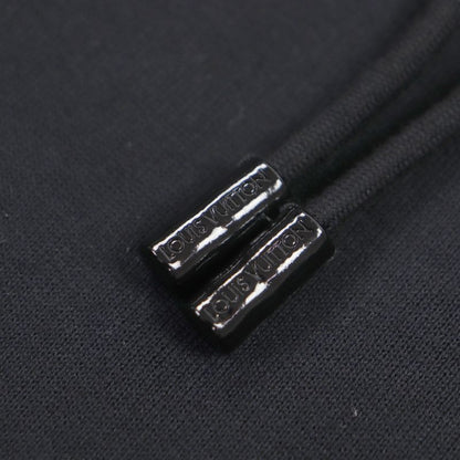 Louis Vuitton 21SS Monogram Circle Cut Lined Hooded Pullover Hoodie Black S